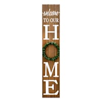 Welcome To Our Home Wall Sign, 9x47