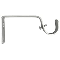 Silver 1" Single Rod Bracket