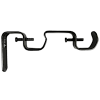 2-Pack Bronze Double Rod Converter Brackets
