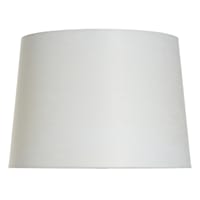 White Medium Table Lamp Shade, 14x12x10