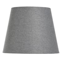 Charcoal Grey Small Table Lamp Shade, 10x7x8