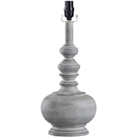 TL17.3 Grey WASH PLY RSN LAMP