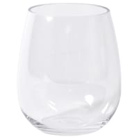 Clear Acrylic Stemless Wine Glass, 17oz
