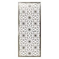 Floral Metal Panel Wall Decor, 20x48