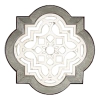 34X34 Wood/Metal Dimensional Medallion