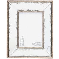 Antiqued Mirror Tabletop Picture Frame, 5x7