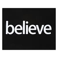 Believe Canvas Wall Art, 14x11