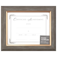 Greywash Profile with Copper Inner Document Frame, 8.5x11
