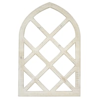 White Faux Wood Wall Art, 16x24