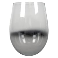 Silver Ombre Stemless Wine Glass, 18.5oz