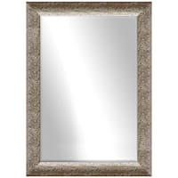 Nubia Gold Rectangle Wall Mirror, 32x44