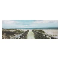 Happy Place Canvas Wall Art, 36x12