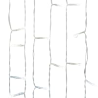 Clear White LED Curtain String Lights