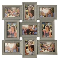 9-Opening Grey Collage Picture Frame, 20"