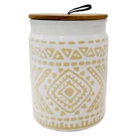 Ivory Tribal Canister, Medium