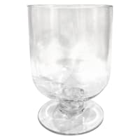 Clear Glass Trifle Vase, 6.5"