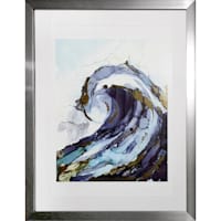 27X39 Liquid Wave 1 Framed/Glass Art