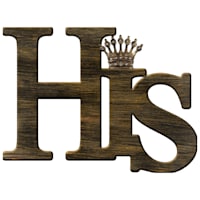 His Crown Word Wall Art, 12x17