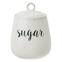 Honeybloom Farmhouse Speckled Stoneware Sugar Jar