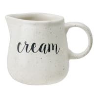 Honeybloom Farmhouse Speckled Stoneware Cream Jar