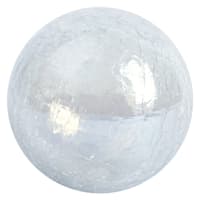 Clear Distressed Glass Ball, 4"