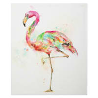 Flamingo Canvas Wall Art, 16x20