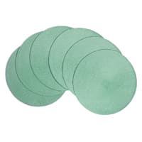Veranda Set of 6 Green Placemats, 15"