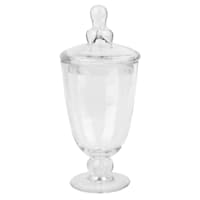 Clear Glass Apothecary Jar, 10.5"