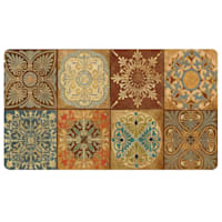 Cook N' Comfort Spanish Tile Anti-Fatigue Kitchen Mat, 20x39