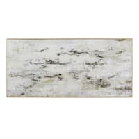 Framed Neutral Abstract Canvas Wall Art, 60x28