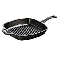 Lodge Square Cast Iron Grill Pan, 10.5"