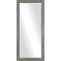 Distressed Grey Beveled Leaner Mirror, 29x63