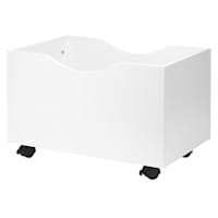 White Rolling Tote