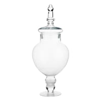 Clear Glass Apothecary Jar, 15"