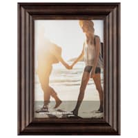 Bronze Ridged Scoop Profile Tabletop Picture Frame, 5x7