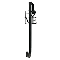 Home Metal Over the Door Wreath Hanger, 15"