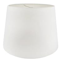 White Large Table Lamp Shade, 17x17x12