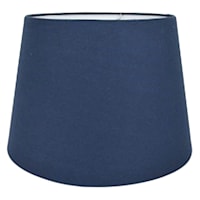 Navy Oversized Lamp Shade, 12x13