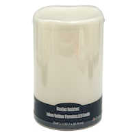 Ivory LED Pillar Candle with 6 Hour Timer, 5x8