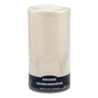 Ivory LED Pillar Candle with 6 Hour Timer, 5x10