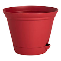 Salsa Red Self-Watering Outdoor Flare Planter, Medium