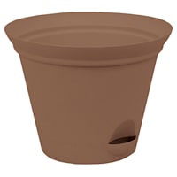 Chocolate Self-Watering Outdoor Flare Planter, Small