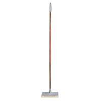 Bamboo Wood Premium Distressed Push Broom