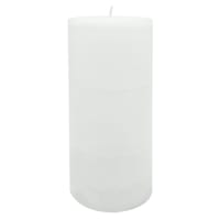 White Mystic Birchwood Scented Pillar Candle, 3x6