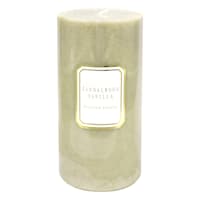 Providence Sandalwood Vanilla Scented Pillar Candle, 4x8