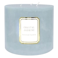 Providence Coastal Jasmine Scented Pillar Candle, 6x5