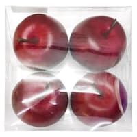 Set of 4 Red Apple Decorative Bowl Filler