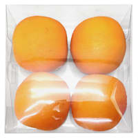 Set of 4 Orange Decorative Bowl Filler