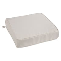 Tristan Heather White Premium Single Outdoor Deep Seat Cushion