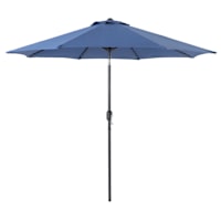 Navy Blue Crank & Tilt Round Patio Umbrella, 9'
